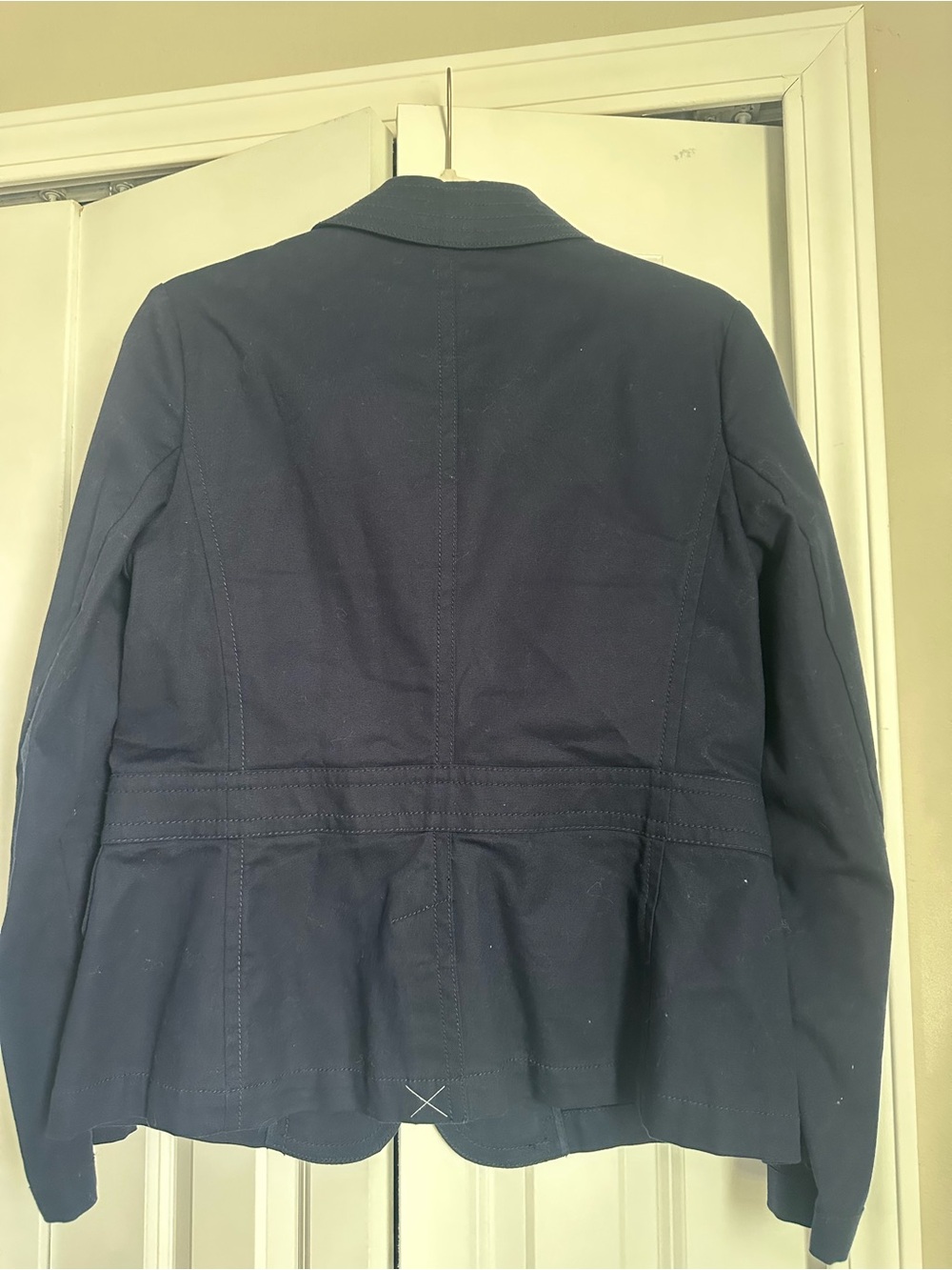 Talbots Navy Gold-Button Women's Blazer Jacket - Picture 3 of 10